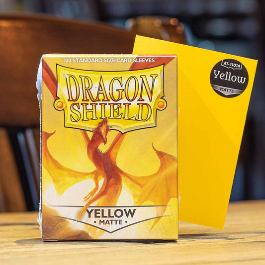 Dragon Shield Yellow Matte Sleeves