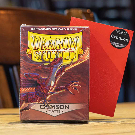 Dragon Shield Crimson Matte Sleeves