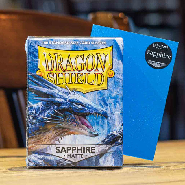Dragon Shield Sapphire Matte Sleeves