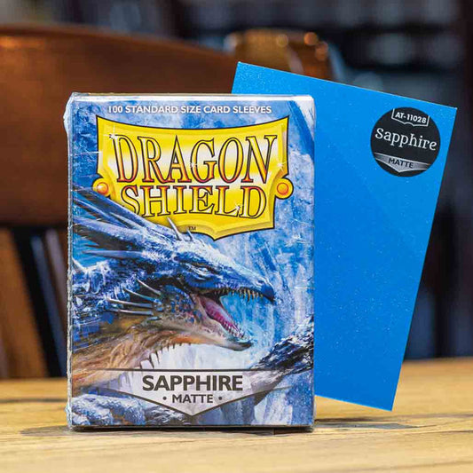 Dragon Shield Sapphire Matte Sleeves