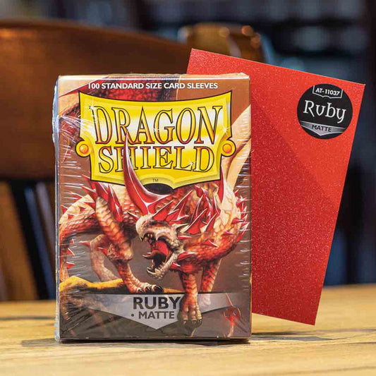 Dragon Shield Ruby Matte Sleeves