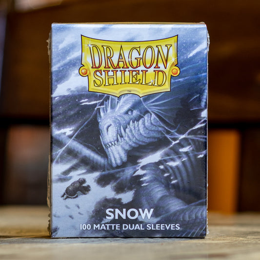 Dragon Shield Snow Matte Sleeves Dual Sleeves
