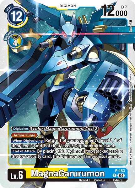 MagnaGarurumon (Store Tournament 2024 Oct. - Dec. Participation Pack) - Digimon Promotion Cards (D-PR)