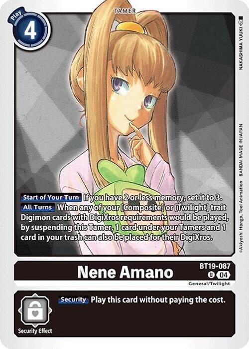 Nene Amano - Release Special Booster 2.0 (BT18-19)