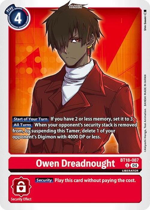 Owen Dreadnought - Release Special Booster 2.0 (BT18-19)