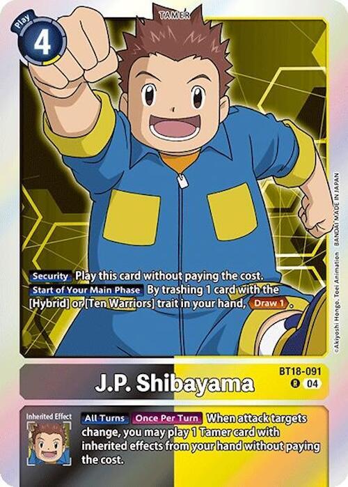 J.P. Shibayama - Release Special Booster 2.0 (BT18-19)