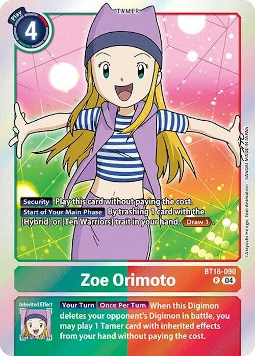 Zoe Orimoto - Release Special Booster 2.0 (BT18-19)