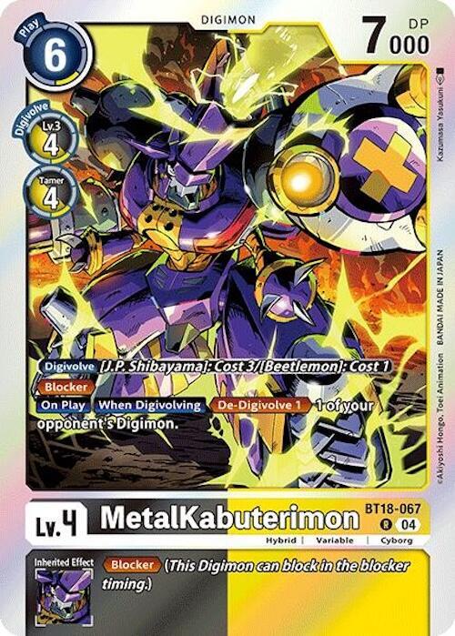 MetalKabuterimon - Release Special Booster 2.0 (BT18-19)