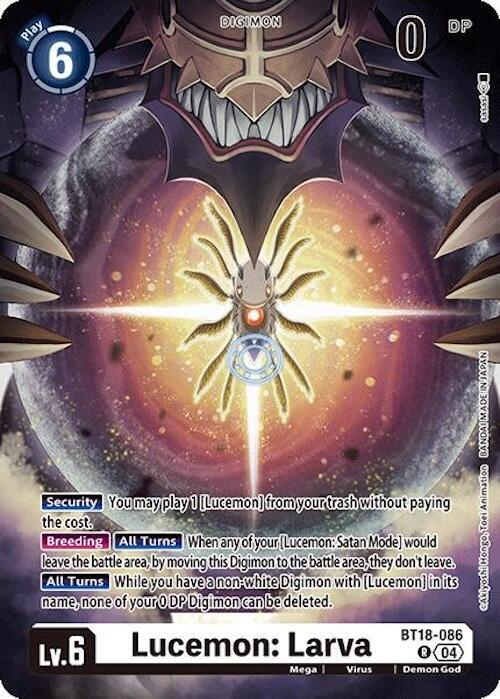 Lucemon: Larva - Release Special Booster 2.0 (BT18-19)