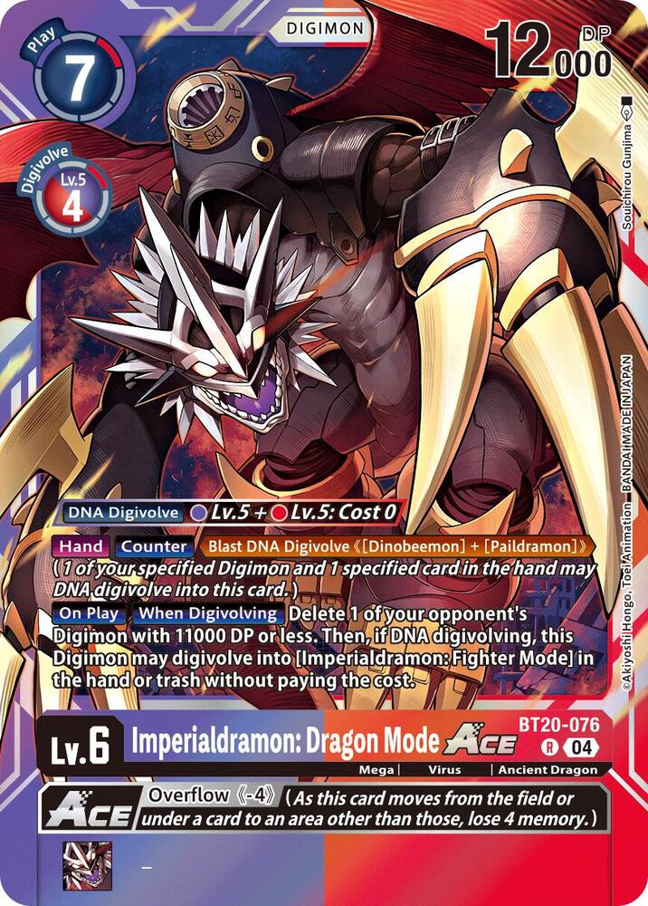 Imperialdramon: Dragon Mode ACE - Release Special Booster 2.5 (BT19-20)