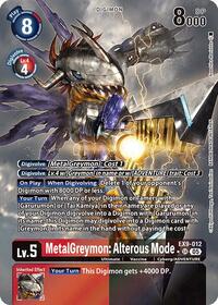 MetalGreymon Alterous Mode Alternate Art EX9-012 SR