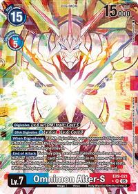 Omnimon Alter S Alternate Art EX9-021 SR
