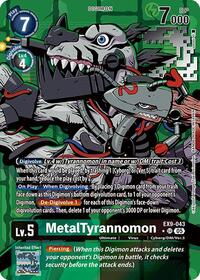 MetalTyrannomon Alternate Art EX9-043 SR