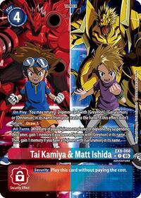 Tai Kamiya and Matt Ishida Alternate Art EX9-066 R