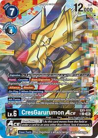CresGarurumon ACE Alternate Art EX9-020 R