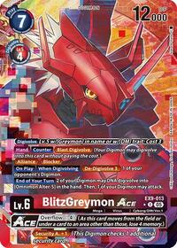 BlitzGreymon ACE Alternate Art EX9-013 R