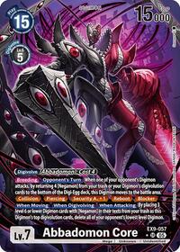 Abbadomon Core Alternate Art EX9-057 SR