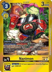 Nanimon Limited Foil EX9-028 U