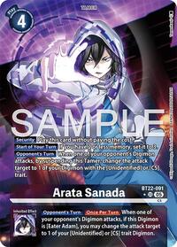 Arata Sanada Alternate Art BT22-091 SR