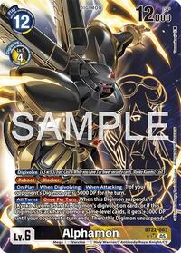Alphamon Alternate Art BT22-063 SR