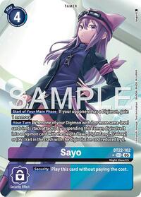 Sayo Alternate Art BT22-102 SEC