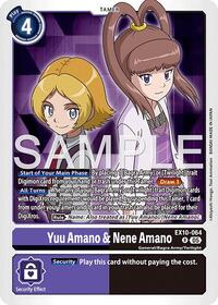 Yuu Amano and Nene Amano EX10-064 R