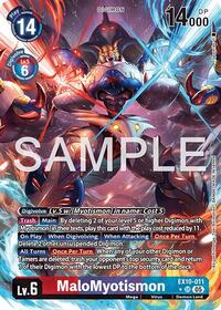 MaloMyotismon Alternate Art EX10-011 SR