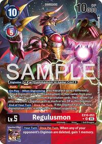 Regulusmon Alternate Art EX10-053 SR