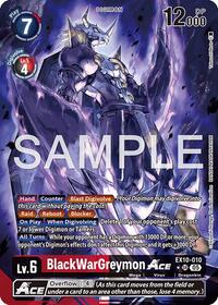 BlackWarGreymon ACE Alternate Art EX10-010 SR