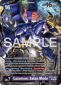 Lucemon Satan Mode Alternate Art EX10-060 SR
