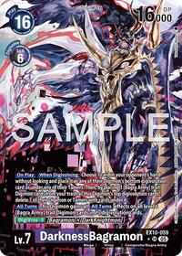 DarknessBagramon Alternate Art EX10-059 SR