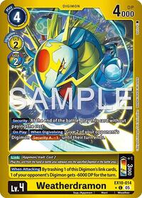 Weatherdramon Limited Foil EX10-014 C