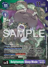 Belphemon Sleep Mode Limited Foil EX10-021 C