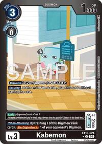Kabemon Limited Foil EX10-024 U