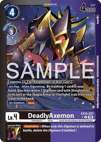 DeadlyAxemon Limited Foil EX10-027 U