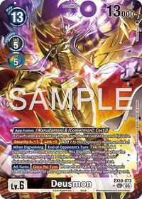 Deusmon Alternate Art EX10-073 SEC