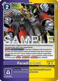 Paradise Lost Limited Foil EX10-071 U