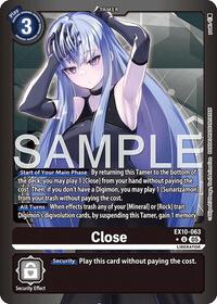 Close Limited Foil EX10-063 U