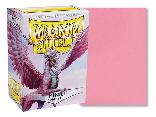Dragon Shield Pink Matte Sleeves