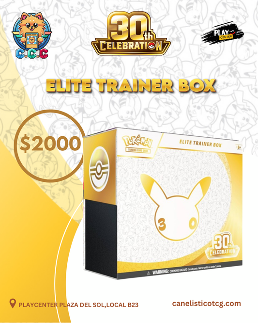 Pokemon 30th celebration Trainer Box - INGLÉS