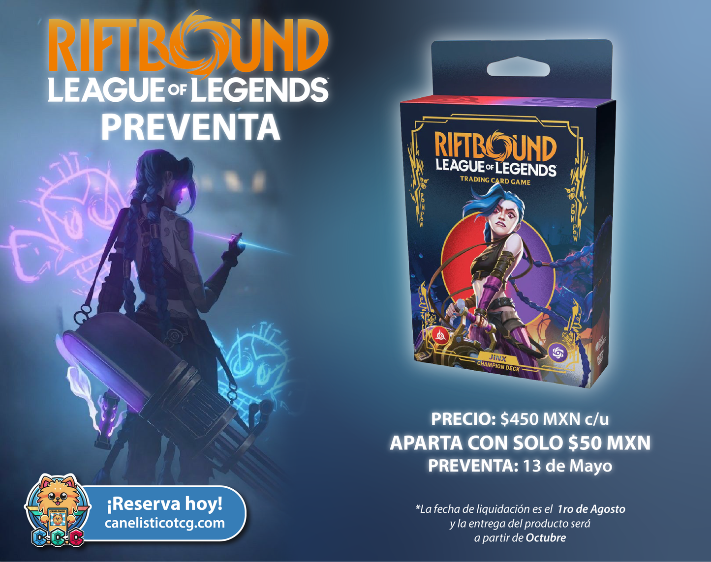 Riftbound TCG: Origins Champion Deck Jinx