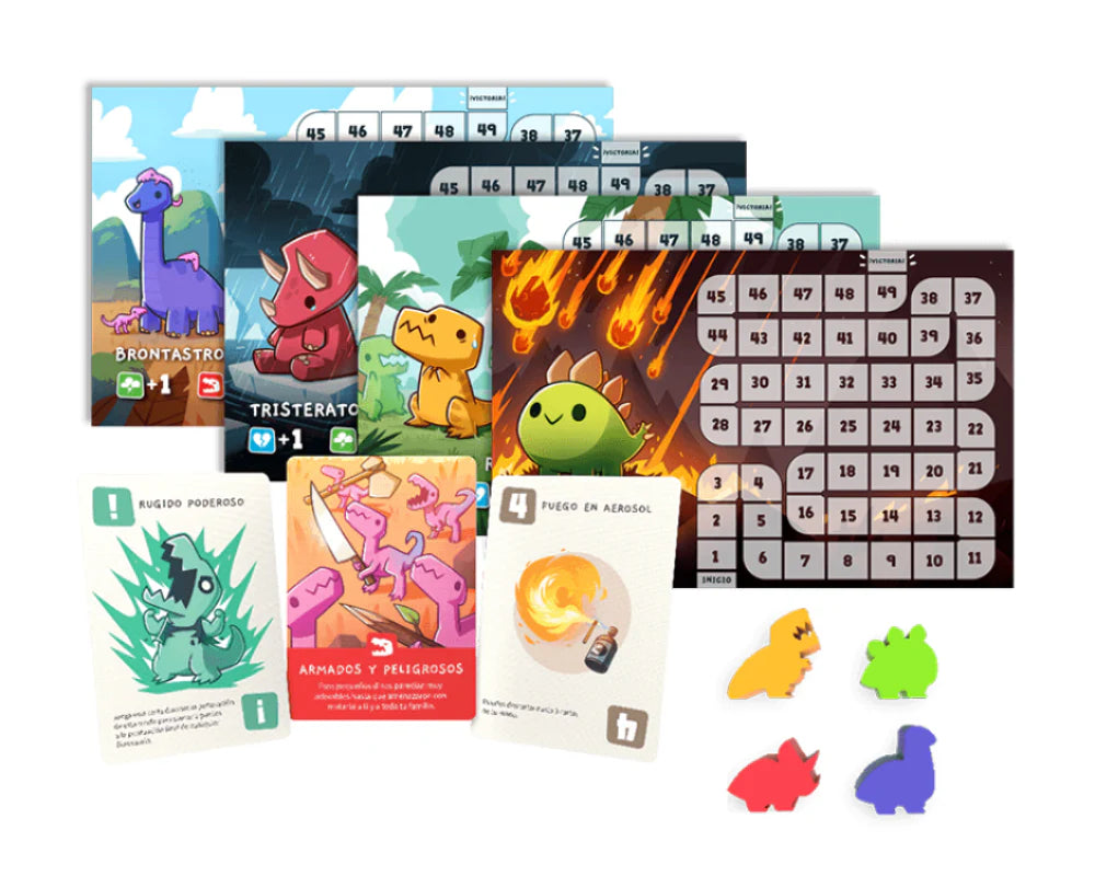 Happy Little Dinosaurs (en Español) Juego de Mesa