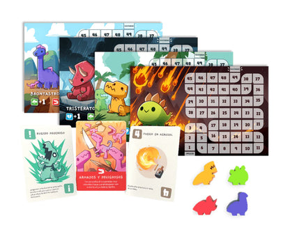 Happy Little Dinosaurs (en Español) Juego de Mesa