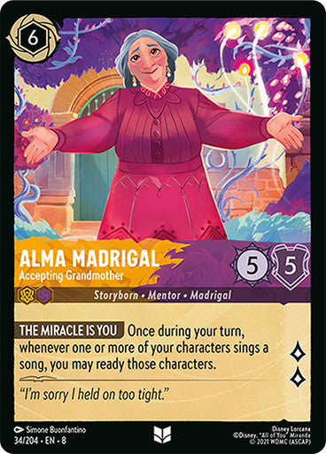 Alma Madrigal Accepting Grandmother