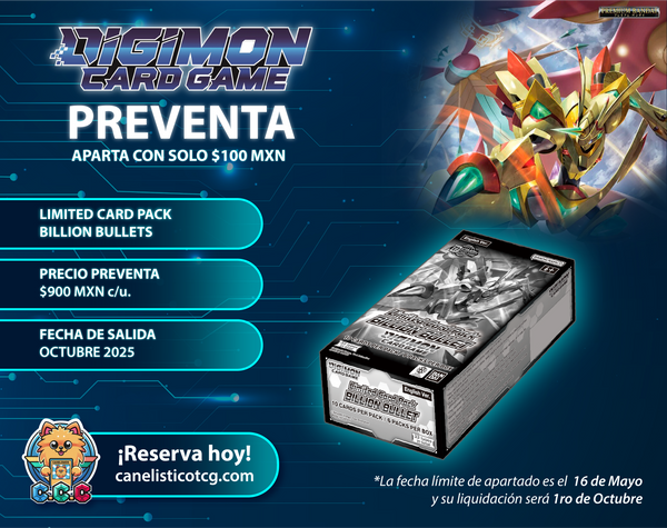 Digimon Card Game Limited Card Pack BILLION BULLET [LM-06]