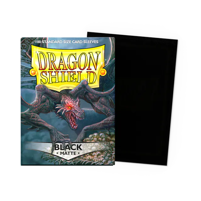 Dragon Shield Black Matte Sleeves