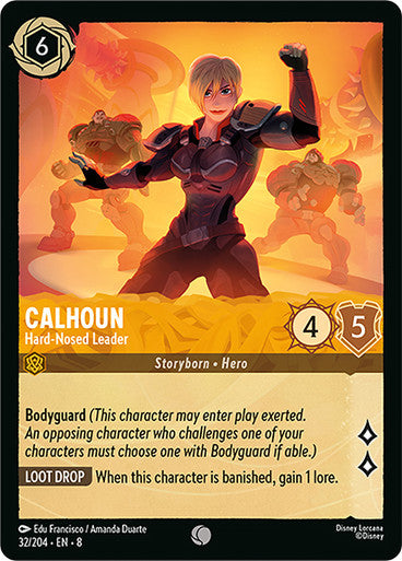 Calhoun Hard Nosed Leader