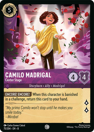 Camilo Madrigal Center Stage