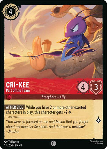 Cri Kee Part of the Team