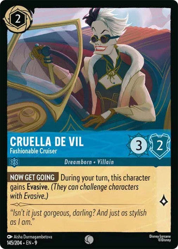Cruella De Vil Fashionable Cruiser
